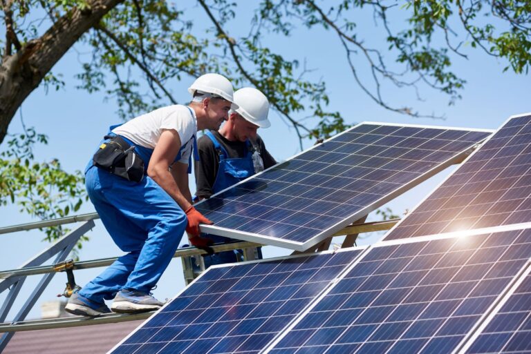 Solar panel installation for residential applications