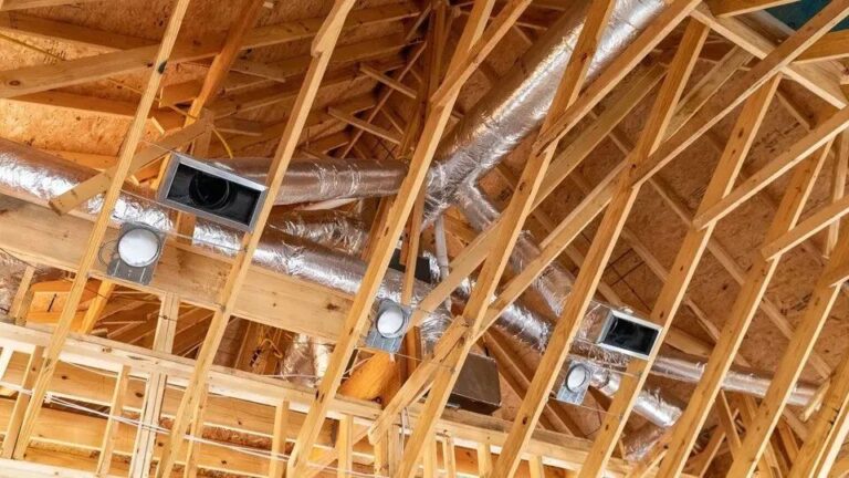 Ductwork in the Attic