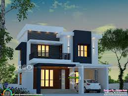 low budget 2 storey house design with rooftop